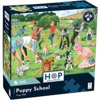 The House Of Puzzles Puppy School 500 Piece Jigsaw Puzzle