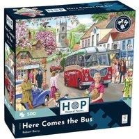 The House Of Puzzles Here Comes the Bus 500 Piece Jigsaw Puzzle