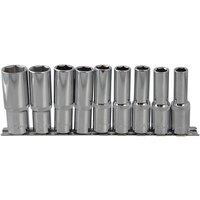 Bluespot Tools 1 2in Drive Deep Socket Set, 9 Piece