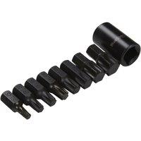 Bluespot Tools 1 2in Impact Torx Bit Set, 9 Piece
