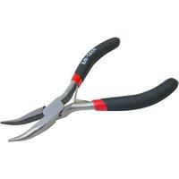 Amtech Mini Bent Nose Plier With Spring
