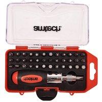 Amtech Stubby Ratchet Screwdriver & Bit Set 38pk