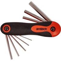 Amtech Folding Hex Key Set 8pk