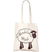 Wallace & Gromit Wendolenes Wools Tote Bag in Off-White