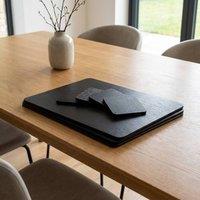 Garden Greatness Urban Placemats Coaster Set in Black | Size: 8 Pack
