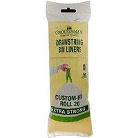 Groundsman Swing Bin Liners (Pack of 20) in White