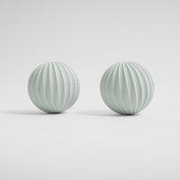 Amp Wellbeing Amp Weighted Pilates Balls 3kg Pair in Light Green