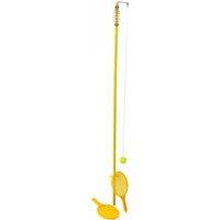 Oypla 2 Player Swing Tennis Ball & Bat Game Set in Yellow