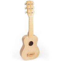 Bigjigs Toys Natural Guitar in Light Tan