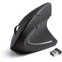 VOGREX Wireless Ergonomic Design Vertical Optical Mouse Mice in Black