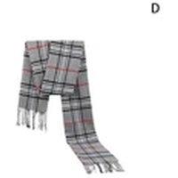 Havendro Grey Unisex Scarf Warm Winter Soft Striped Scarf