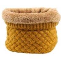 Havendro Yellow Snood Warmer Scarf Thick Fleece Thermal Windproof