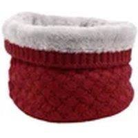 Havendro Red Snood Warmer Scarf Thick Fleece Thermal Windproof