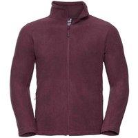 Russell Men's Outdoor Fleece Jacket in Burgundy | Size: 2XL