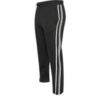 BadRhino Men's Side Stripe Open Hem Joggers in Black | Size: 5-6XL