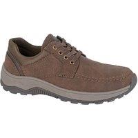 Scimitar Men's Low Cut Lace Up Memory Foam Casual Shoes in Brown | Size: 7