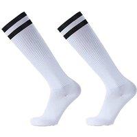 Floso Men's Striped Hockey Socks (Pack of 3) in White | Size: 6-11