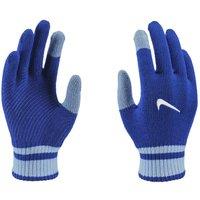 Nike Men's Y Gripped Knitted Gloves in Blue | Size: Medium