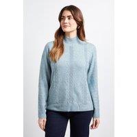 Wallis Women's Lace Detail Crew Neck Jumper in Sage | Size: XL