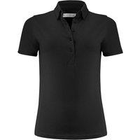 James Harvest Women's American Supreme Polo Shirt in Black | Size: Medium