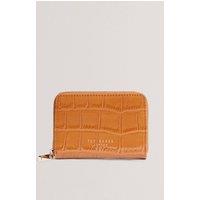 Ted Baker Women's Varlee Croc Effect Small Zip Around Wallettan in Tan
