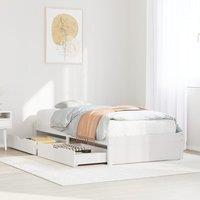 Berkfield Home Bed Frame without Mattress White 90x200 cm Solid Wood Pine
