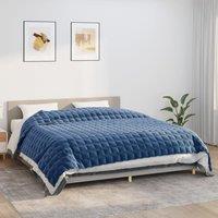 Berkfield Home Weighted Blanket Blue 235x290 cm 15 kg Fabric