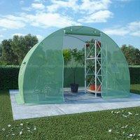 Berkfield Home Greenhouse 4.5m≤ 300x150x200 cm in Green | Size: 300 x 150 x 200 cm