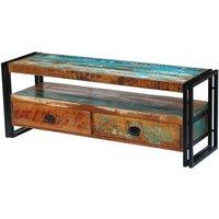 Berkfield Home TV Cabinet Solid Reclaimed Wood