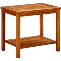 Berkfield Home Coffee Table 50x35x45 cm Solid Acacia Wood in Brown | Size: 50 x 35 x 45 cm