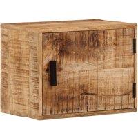 Berkfield Home Wall-mounted Bedside Cabinet 40x30x25 cm Solid Wood Mango | Size: 40 x 30 x 25 cm