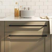 Berkfield Home Cabinet Handles 20 pcs Black 480 mm Stainless Steel