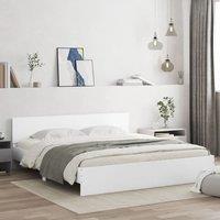 Berkfield Home Bed Frame without Mattress White 180x200 cm Super King