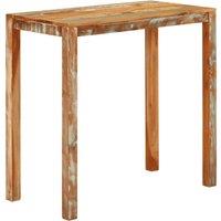 Berkfield Home Bar Table 112x55x108 cm Solid Wood Reclaimed | Size: 112 x 55 x 108 cm