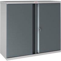 Phoenix Safe Company Steel Storage Cupboard with Key Lock in Anthracite Grey, SCL0891GAK in Dark Grey | Size: 700mm