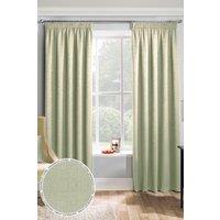 Enhanced Living Plain Thermal Room Darkening Energy Saving Tape Top Curtains For Living Rooms & Bedrooms | Size: 229 cm width x 183 cm drop