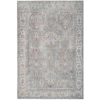 Kukoon Large Area Rugs for Living Room Washable & Non Slip in Pale Grey | Size: 120 cm x 170 cm
