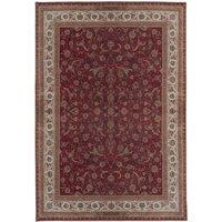 Kukoon Red Oriental Washable & Non Slip Distressed Living Room Area Rug | Size: 200 cm x 290 cm