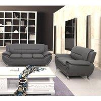 SquareBoxx Saturn 3 + 2 Sofa Set Grey