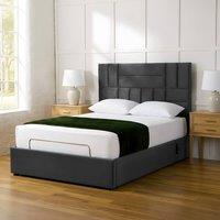 PARADISE BEDS LTD Electric Adjustable Panel Mobility Bed with Headboard & Mattress in Dark Grey | Size: Single