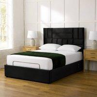 PARADISE BEDS LTD Electric Adjustable Panel Mobility Bed with Headboard & Mattress in Black | Size: Small Single