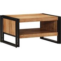 Berkfield Home Coffee Table 70x50x38 cm Solid Wood Acacia in Brown | Size: 70 x 50 x 38 cm