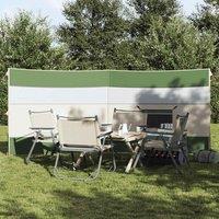 Berkfield Home Camping Windbreak Green 340x130 cm Waterproof