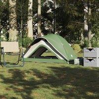 Berkfield Home Camping Tent 1-Person Green Waterproof