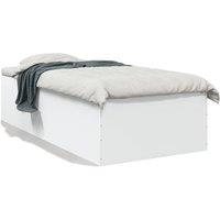 Berkfield Home Bed Frame without Mattress White 90x190 cm Single