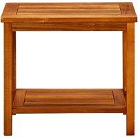 Berkfield Home Coffee Table 50x35x45 cm Solid Acacia Wood in Brown | Size: 50 x 35 x 45 cm