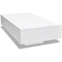 Berkfield Home Coffee Table High Gloss White