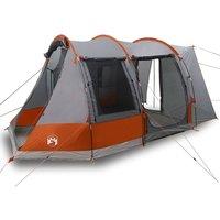 Berkfield Home Car Tent 2-Person Grey & Orange Waterproof