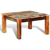 Berkfield Home Coffee Table Square Reclaimed Wood