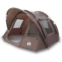 Berkfield Home Fishing Tent 2-Person Brown Waterproof